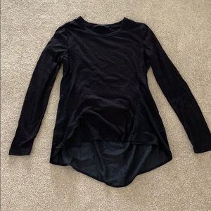 Allsaints black long sleeve tee XS